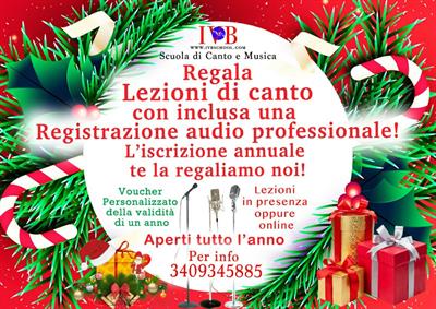 A natale regala lezioni di canto
