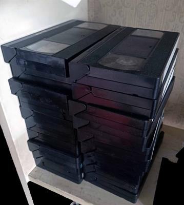 Videocassette 20 VHS Cancellate