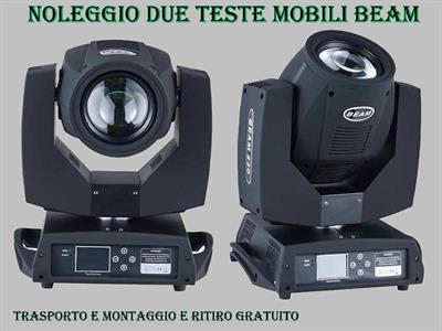 Noleggio /affitto 2 Teste