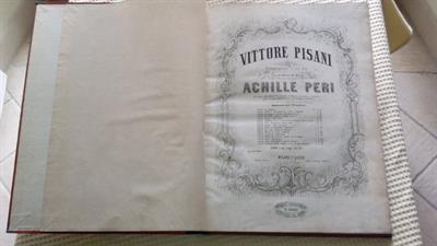 Vittore Pisani di Achille Peri, Spartito musicale del 1880