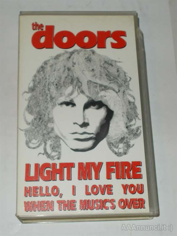 VHS THE DOORS LIGHT MY FIRE ORIGINALE IN INGLESE