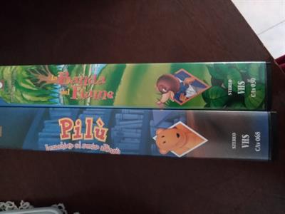 VIDEOCASSETTE ORIGINALI cartoni animati e commedie