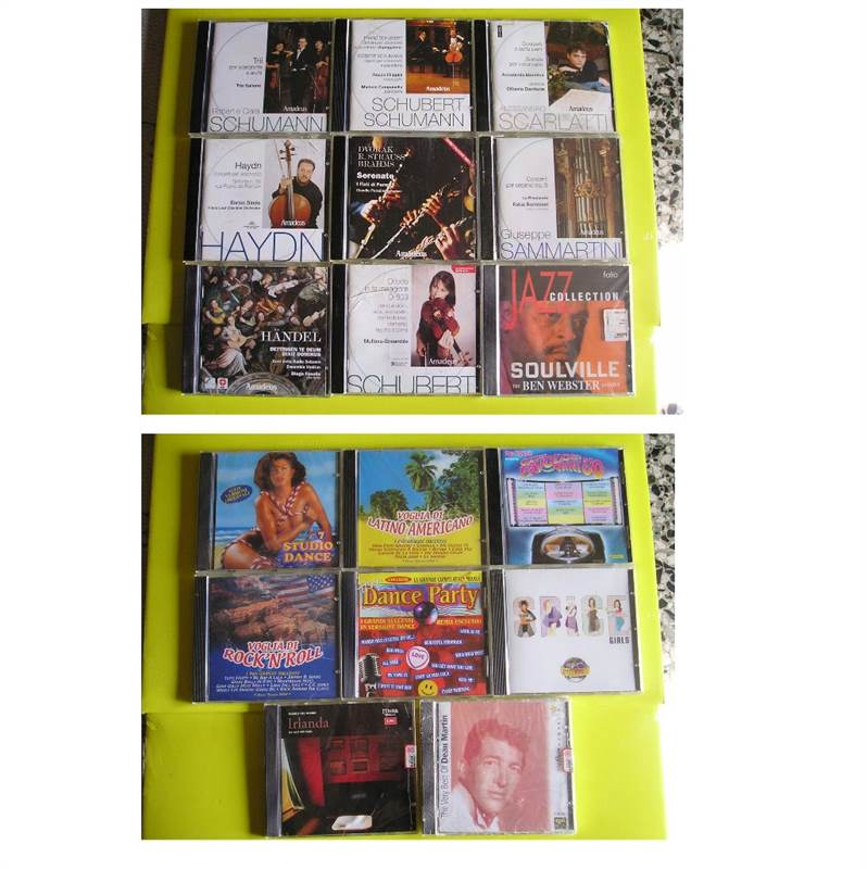 In blocco CD musica di vario genere NUOVI