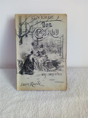 Don Carlo di Giuseppe Verdi Libretto del 1909