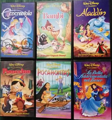 VHS originali Walt Disney