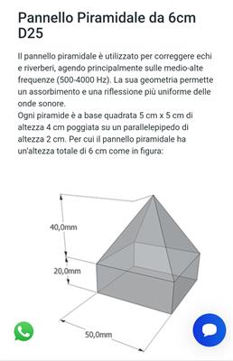 Pannelli fonoassorbenti, colore grigio - Foto 2