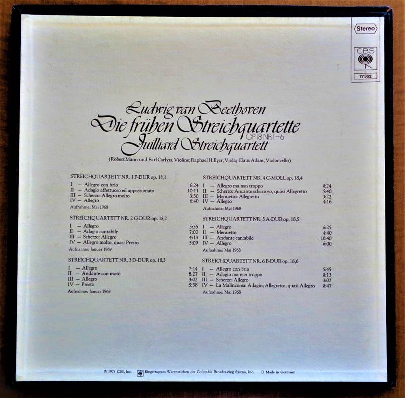 Foto 2Ludwig van Beethoven - I primi quartetti d'archi, ottimo stato