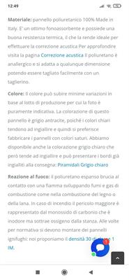 Pannelli fonoassorbenti, colore grigio - Foto 3